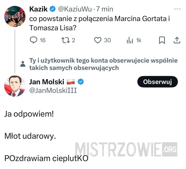 
    Lis &amp; Gortat