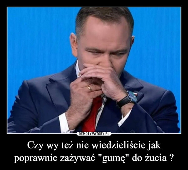 
    Czy wy też nie wiedzieliście jak poprawnie zażywać "gumę" do żucia ?