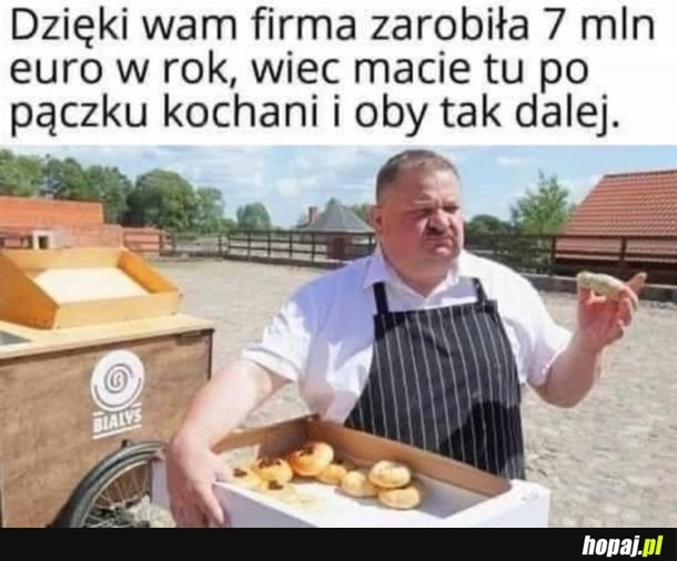 Masz tu pączusia w nagrodę