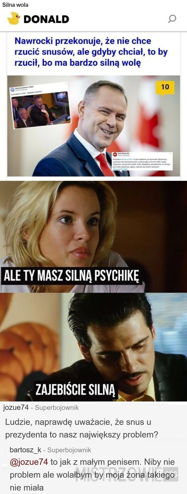 
    Silna wola