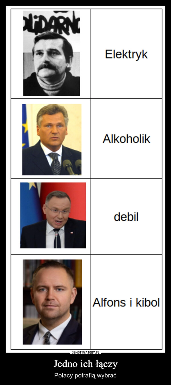 
    Jedno ich łączy