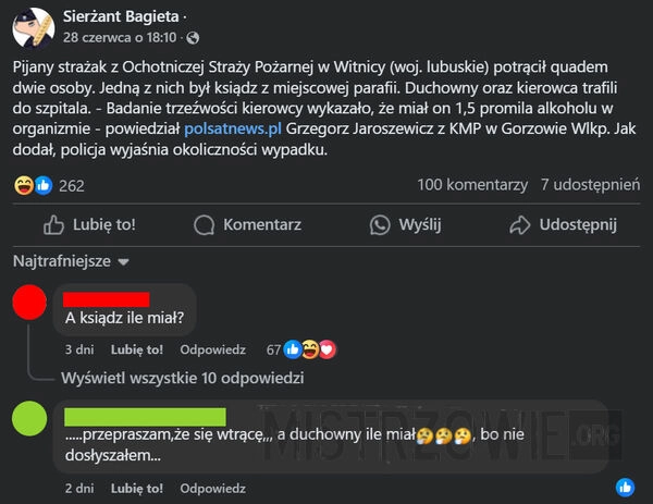 A ksiądz ile?
