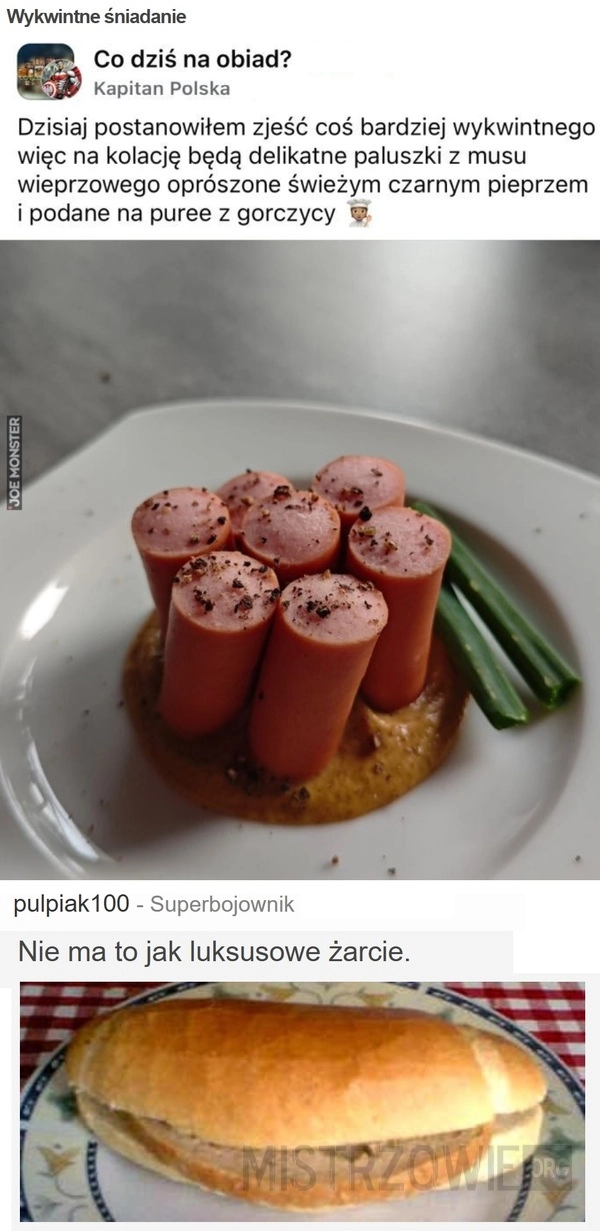 
    Wykwintne śniadanie