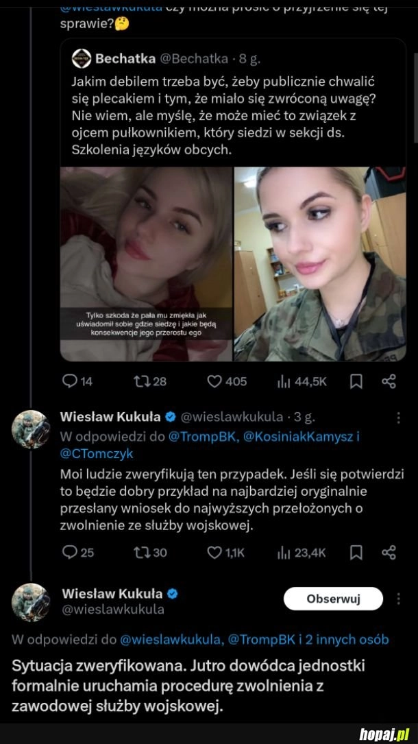 
    Jak wylecieć z wojska