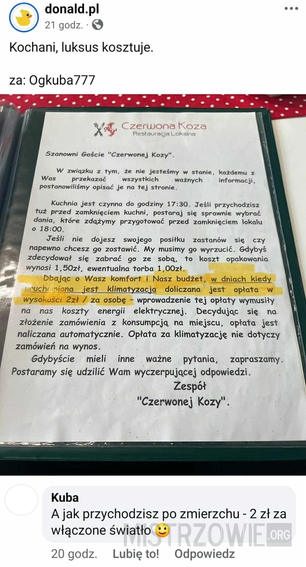 
    Klimatyzacja w restauracji