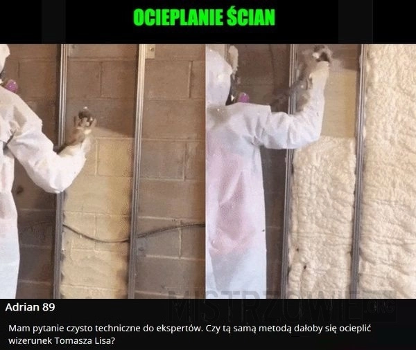 
    Ocieplanie ścian