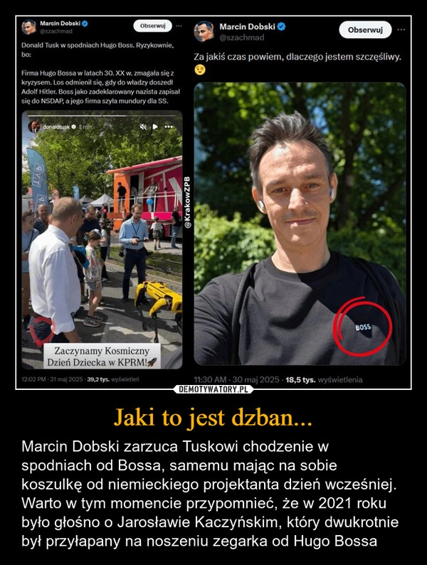 
    Jaki to jest dzban...