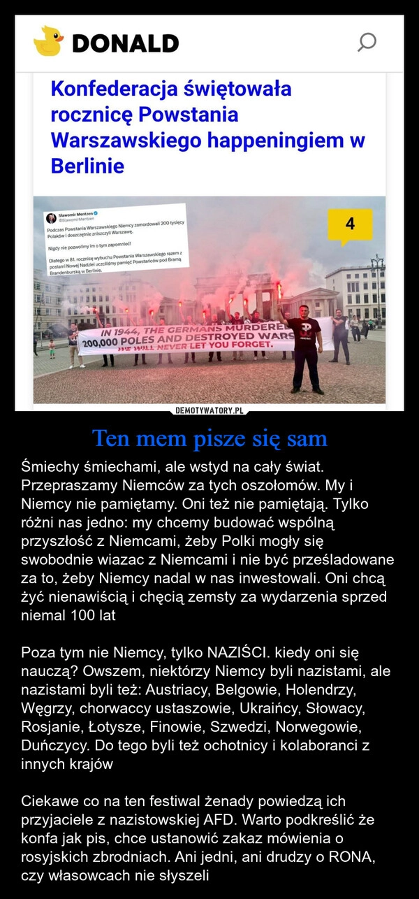 
    Ten mem pisze się sam