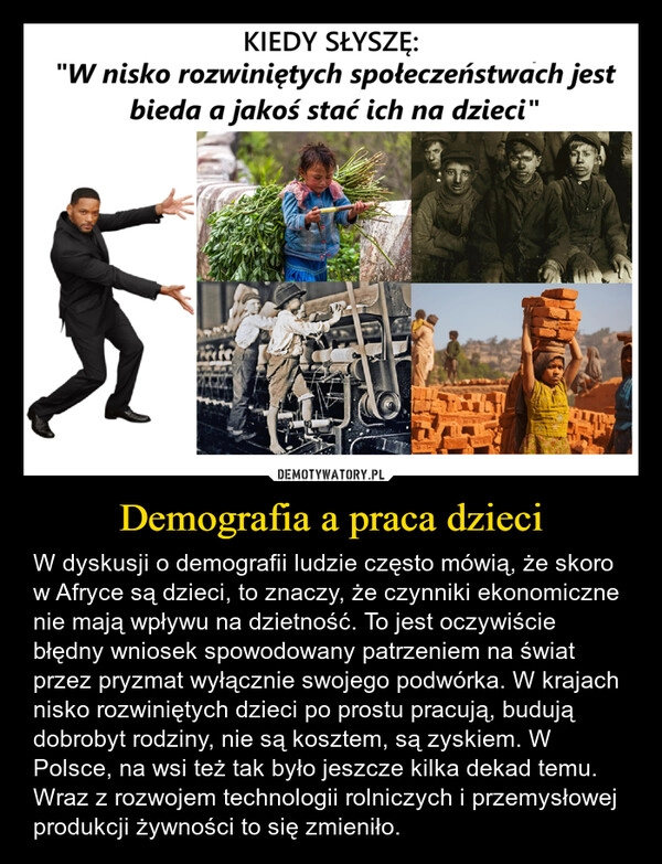 
    Demografia a praca dzieci