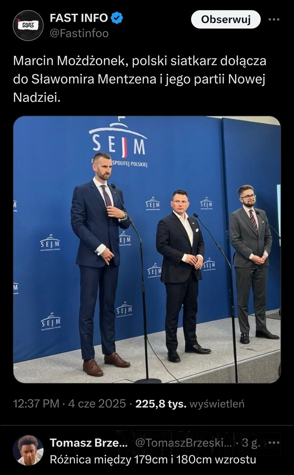 Nowy członek partii