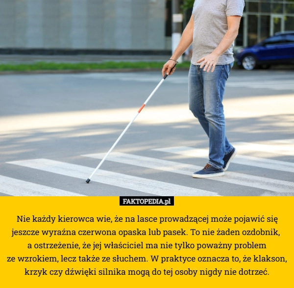 
    Nie każdy kierowca wie, że na lasce prowadzącej może pojawić się jeszcze