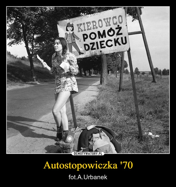 
    Autostopowiczka '70