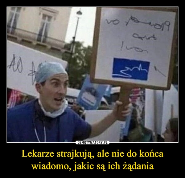
    Lekarze strajkują, ale nie do końca wiadomo, jakie są ich żądania