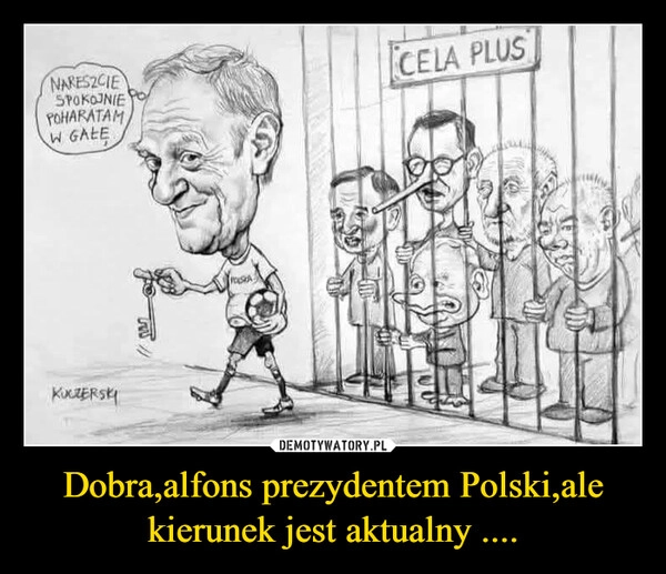 Dobra,alfons prezydentem Polski,ale kierunek jest aktualny ....