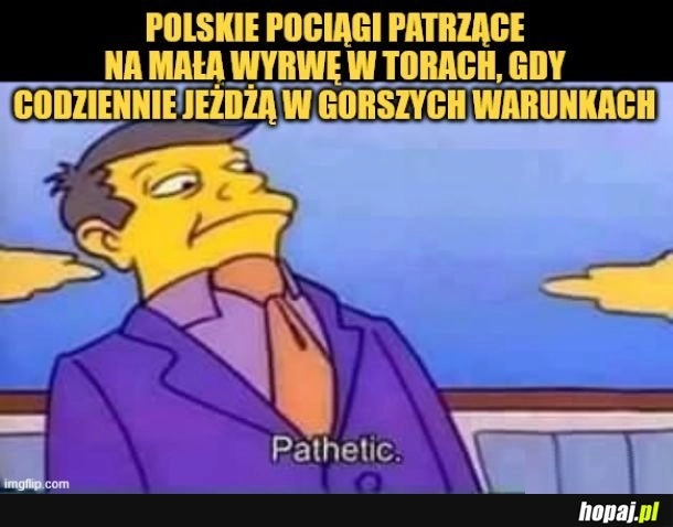 Pociągi.
