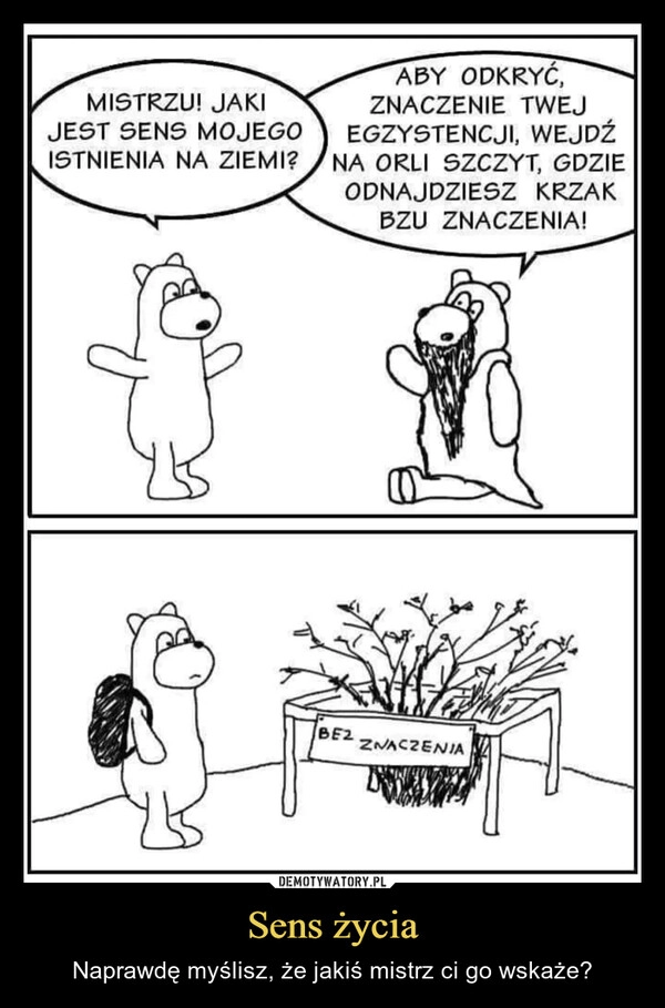 
    Sens życia