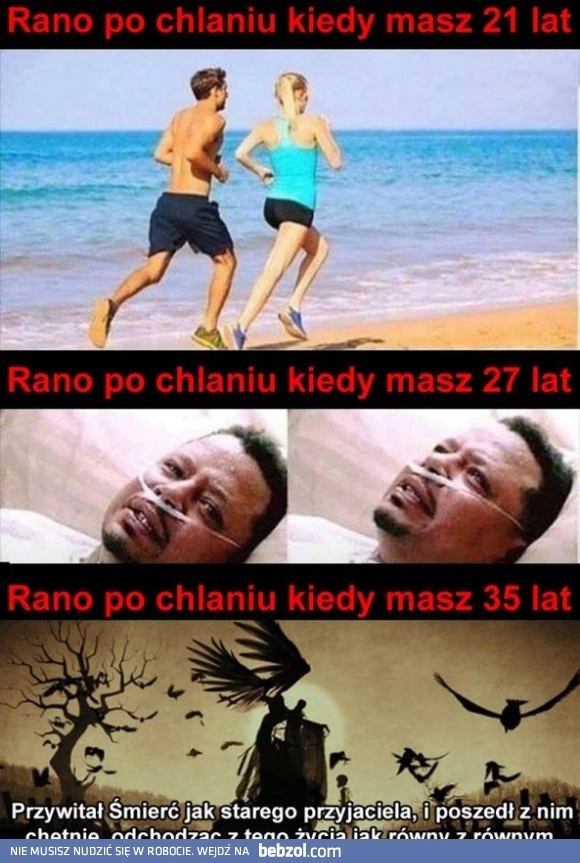 
    Picie alkoholu w różnym wieku