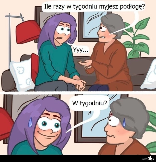 
    Mycie podłóg 