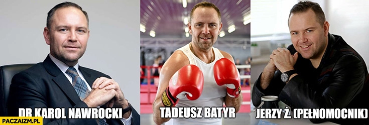 
    Dr Karol Nawrocki, Tadeusz Batyr, Jerzy Ż (pełnomocnik)