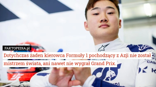 
    
			Dotychczas żaden kierowca Formuły 1 pochodzący z Azji nie został mistrzem					