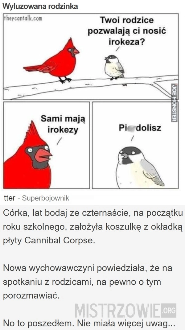 
    Wyluzowana rodzinka