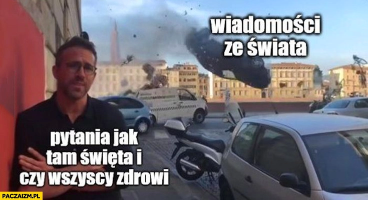 Pytania jak tam święta i czy wszyscy zdrowi vs wiadomosci ze świata