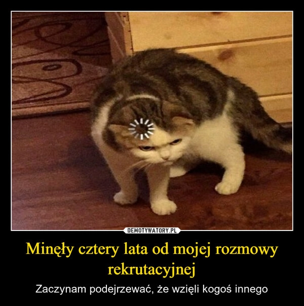 
    Minęły cztery lata od mojej rozmowy rekrutacyjnej