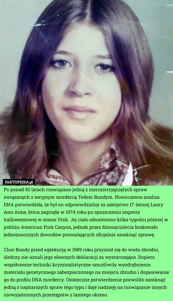 
    Po ponad 50 latach rozwiązano jedną z nierozstrzygniętych spraw związanych