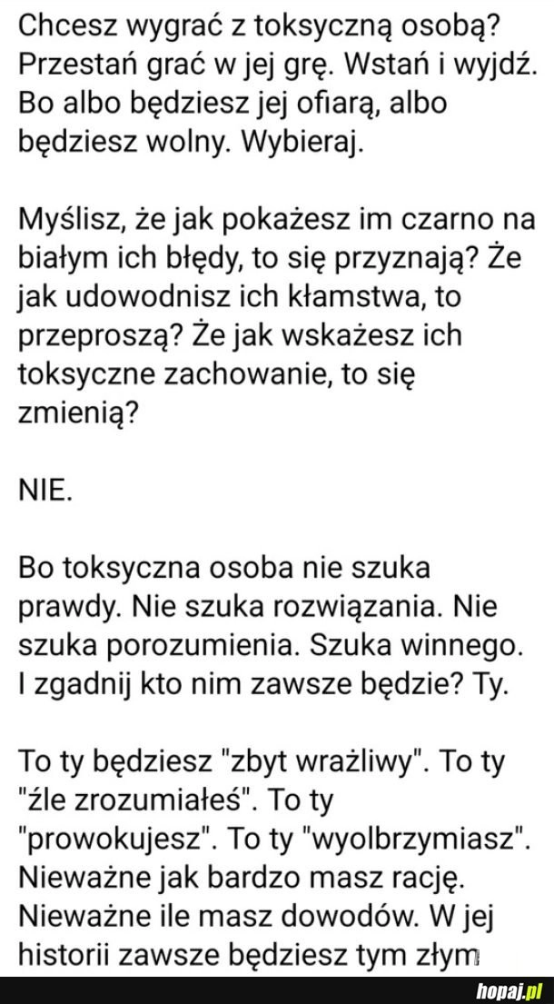 Przestań grać w tę grę