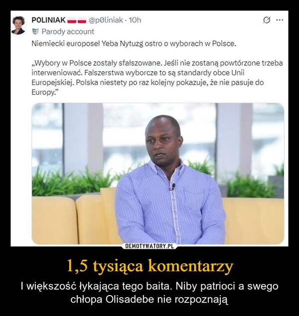 1,5 tysiąca komentarzy