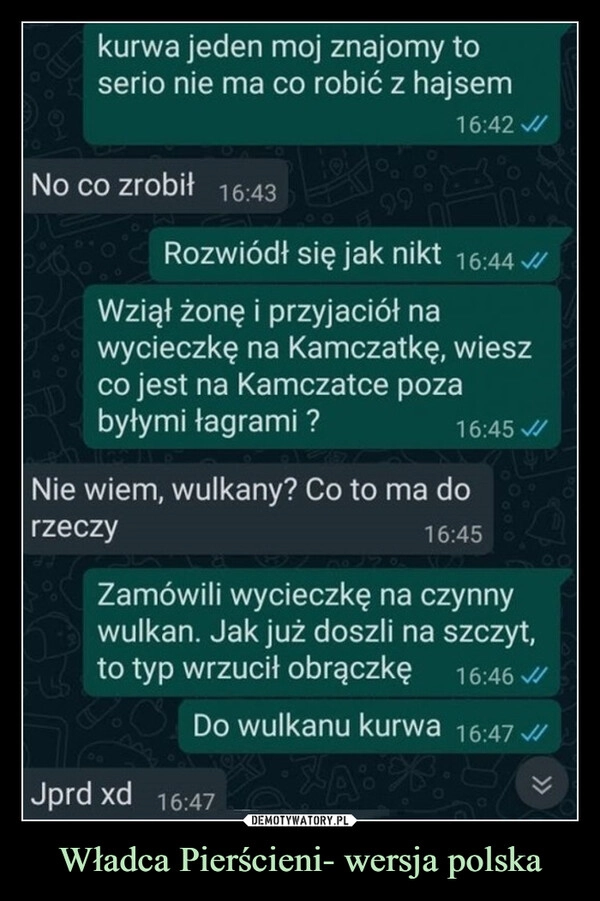 Władca Pierścieni- wersja polska