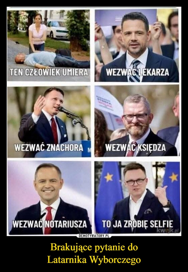 
    Brakujące pytanie do
Latarnika Wyborczego